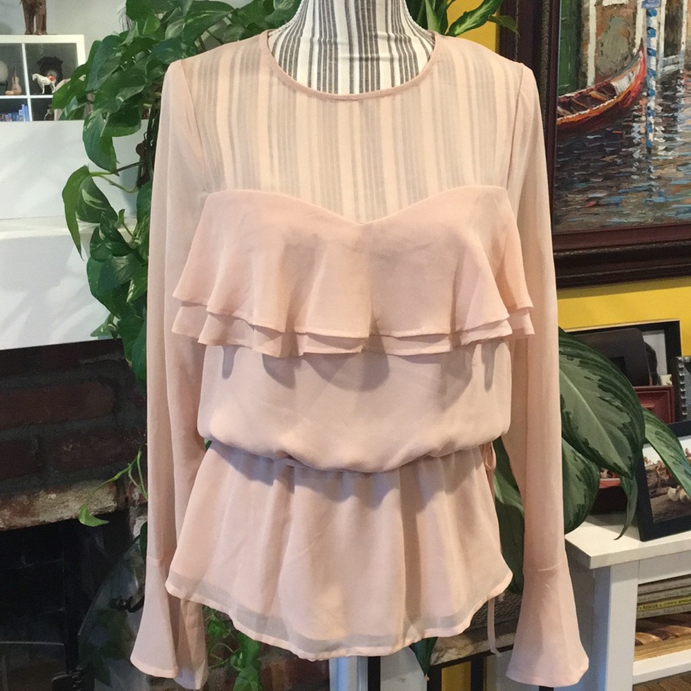 June and Hudson semi bell long sleeve shirt! - Picture 1 of 8